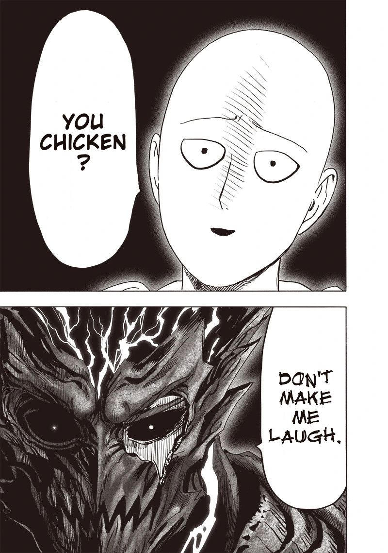 One Punch Man Manga Chapter 162 page 35 - Greatest Hero scene
