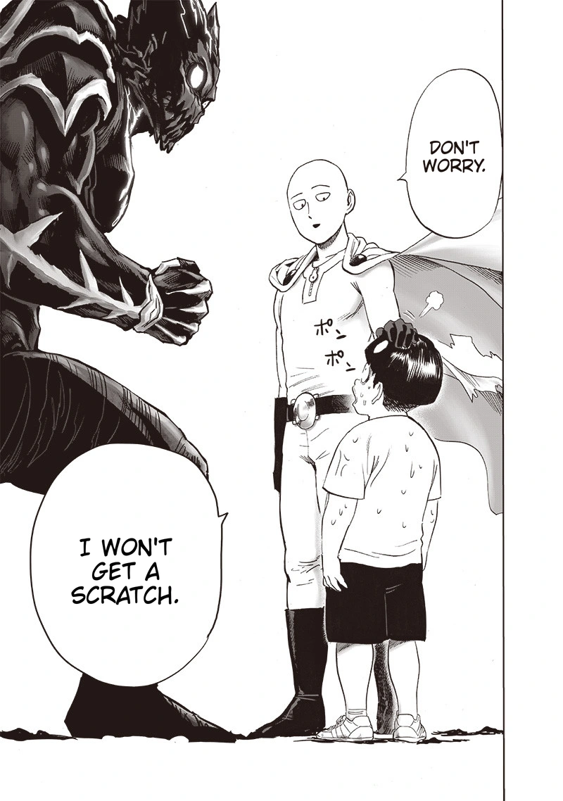 One Punch Man Manga Chapter 162 page 38 - Greatest Hero scene