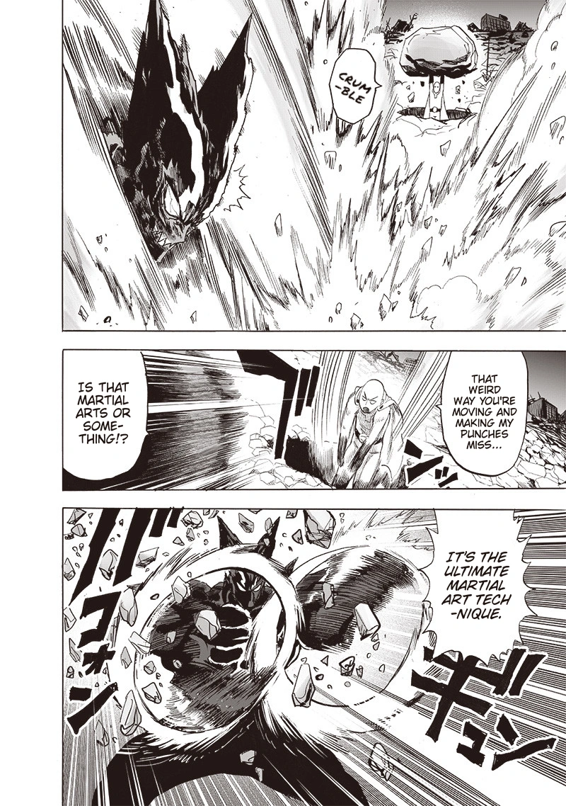 One Punch Man Manga Chapter 163 page 12 - Tougher Than a Mountain scene