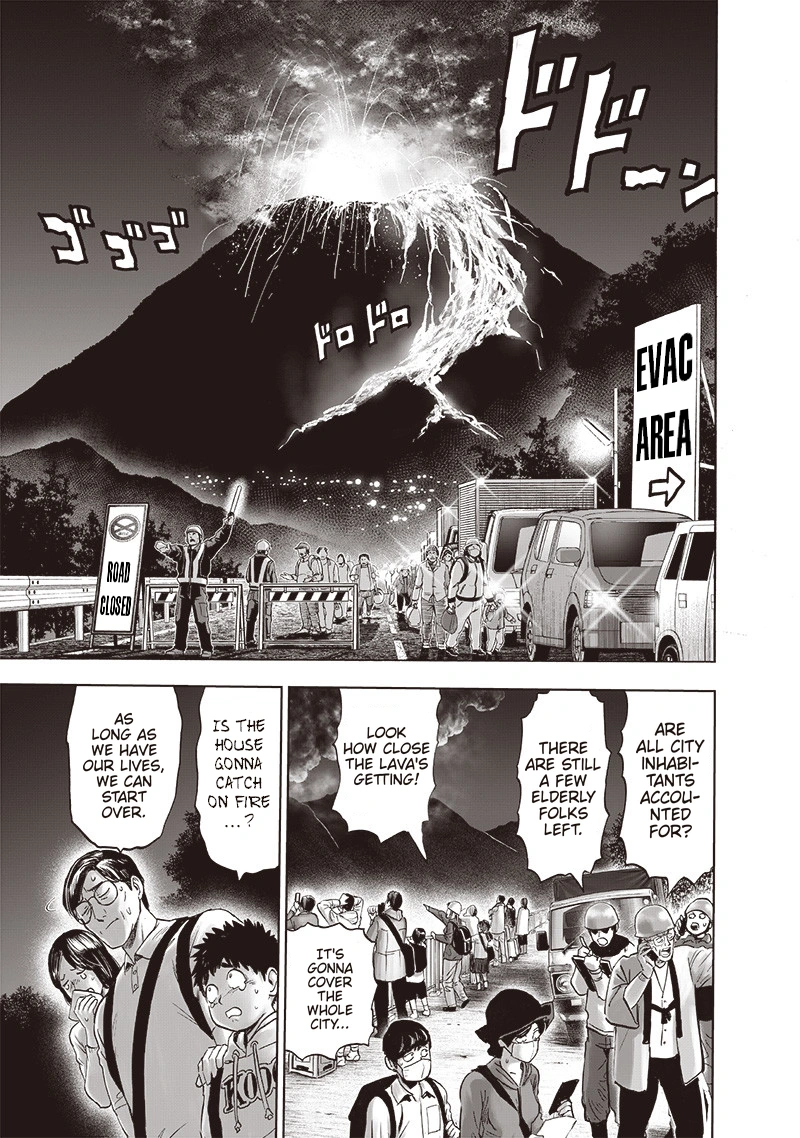 One Punch Man Manga Chapter 163 page 28 - Tougher Than a Mountain scene