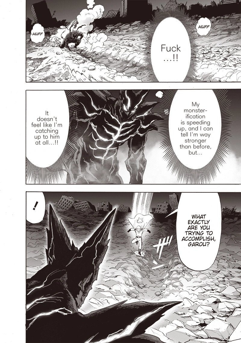 One Punch Man Manga Chapter 163 page 3 - Tougher Than a Mountain scene