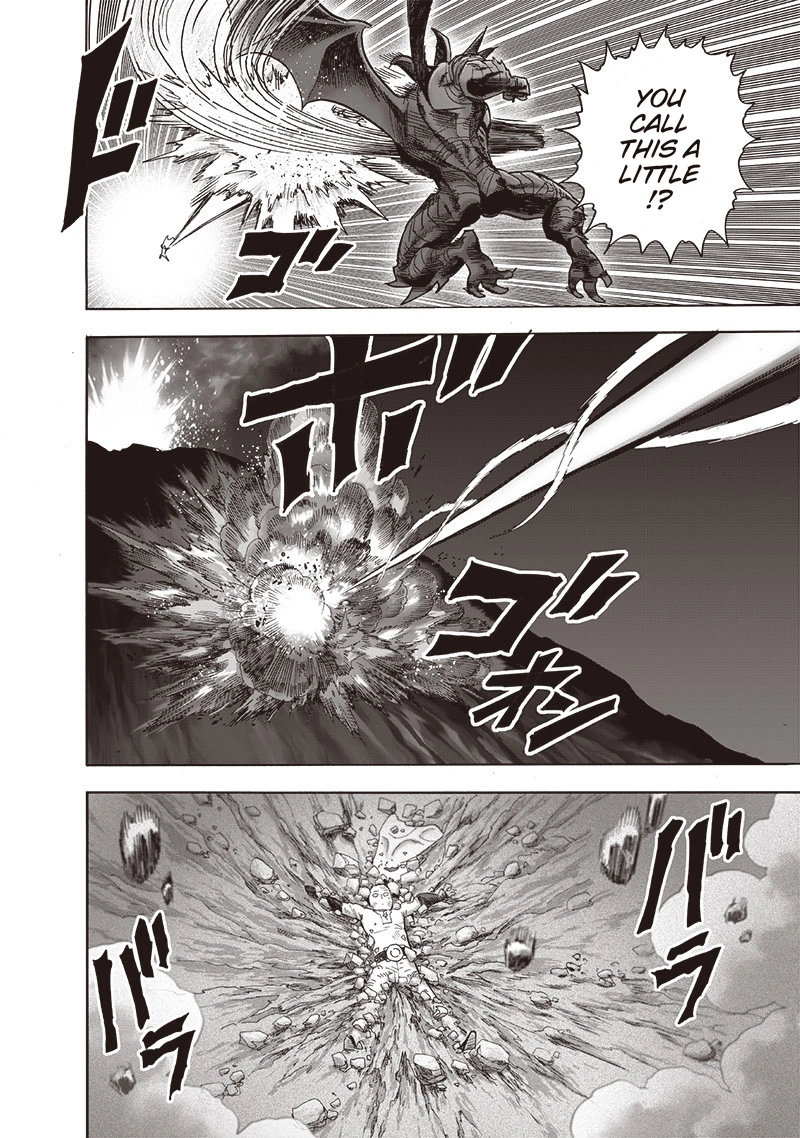 One Punch Man Manga Chapter 163 page 32 - Tougher Than a Mountain scene