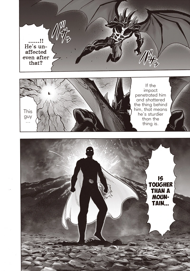 One Punch Man Manga Chapter 163 page 38 - Tougher Than a Mountain scene