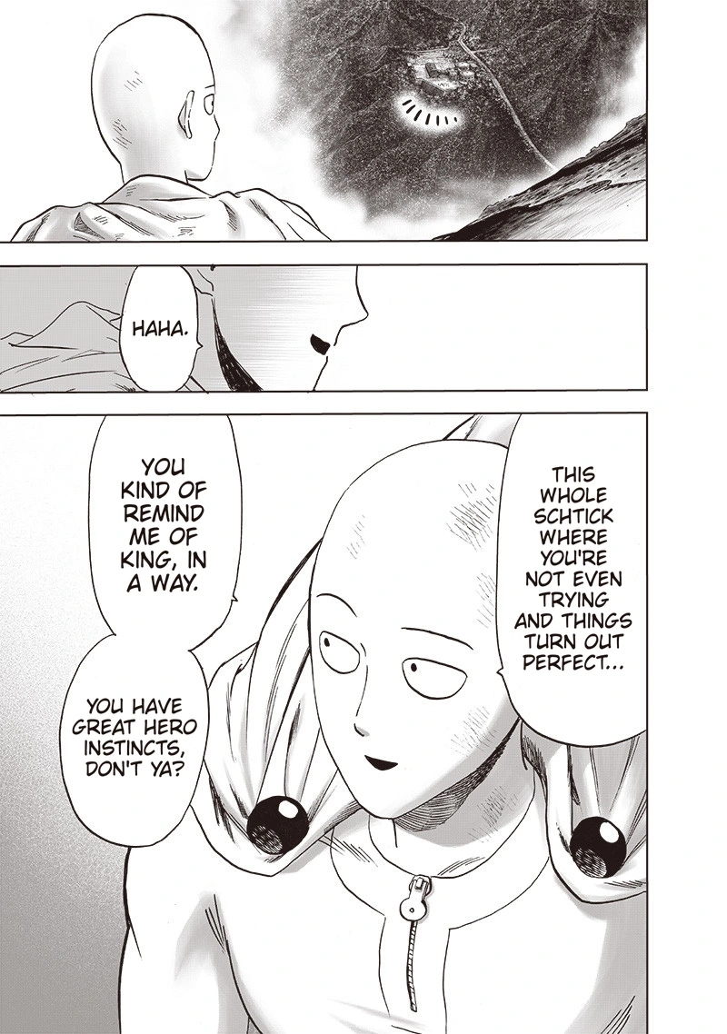 One Punch Man Manga Chapter 163 page 39 - Tougher Than a Mountain scene