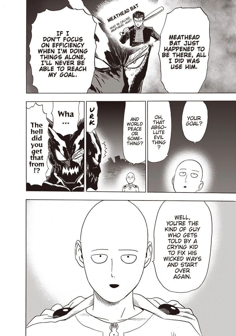 One Punch Man Manga Chapter 163 page 5 - Tougher Than a Mountain scene