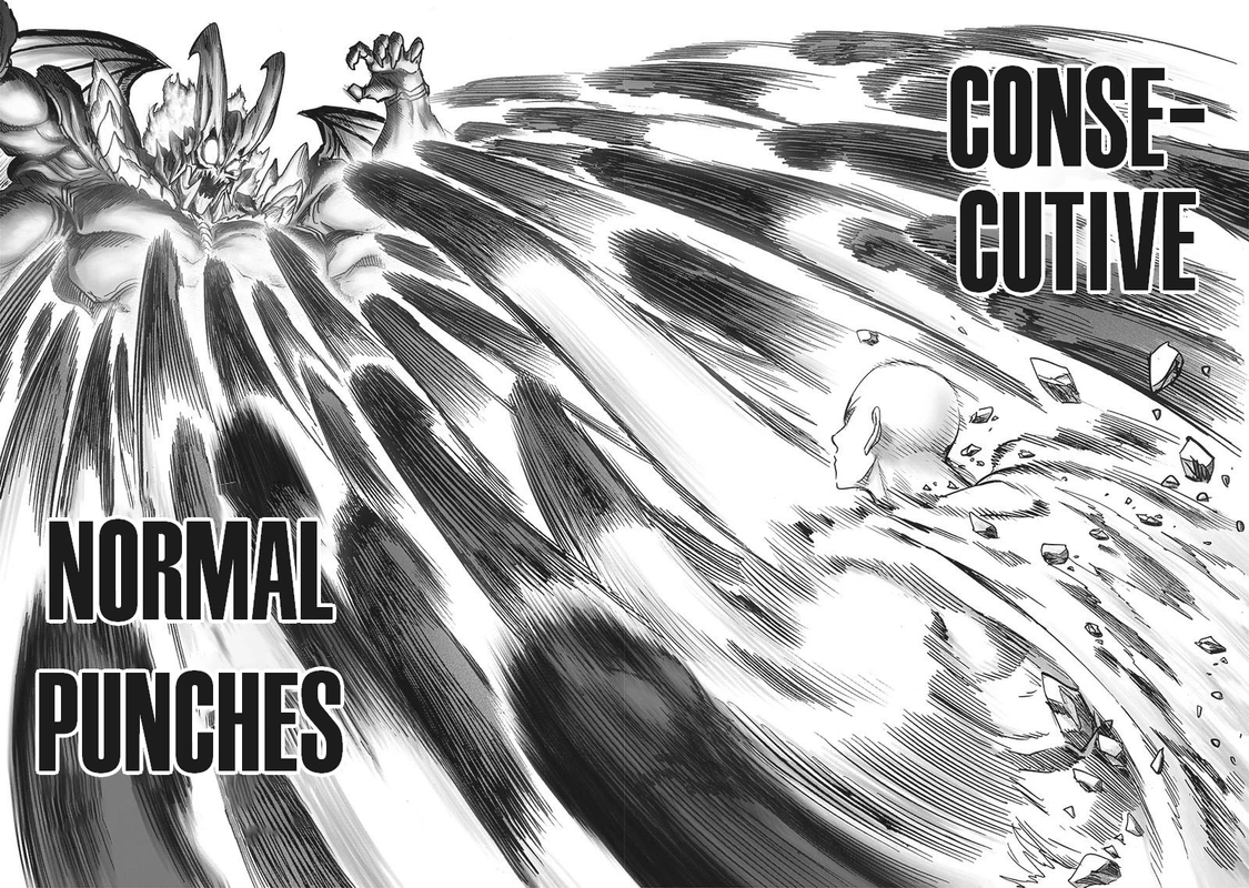 One Punch Man Manga Chapter 164 page 19 - The Abominable Fist That Turned Against God scene