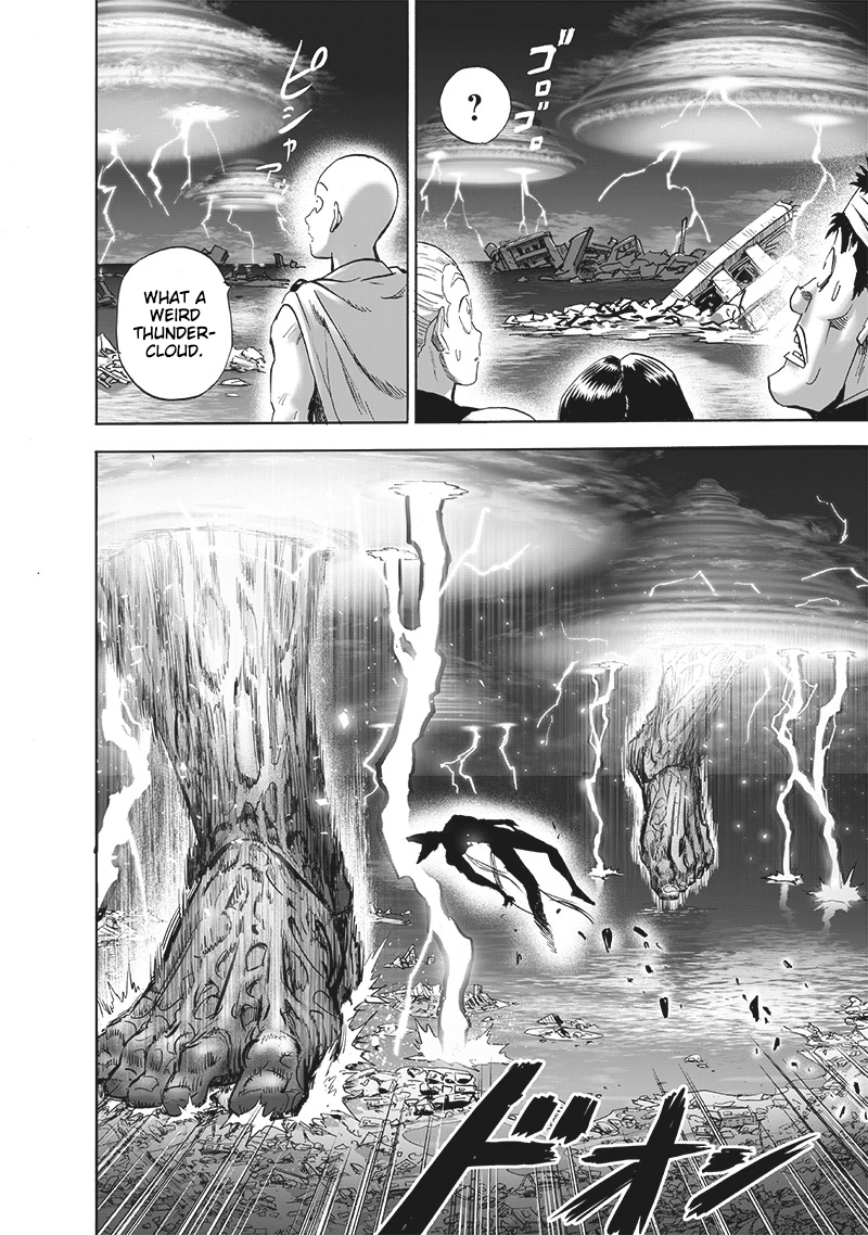 One Punch Man Manga Chapter 164 page 36 - The Abominable Fist That Turned Against God scene