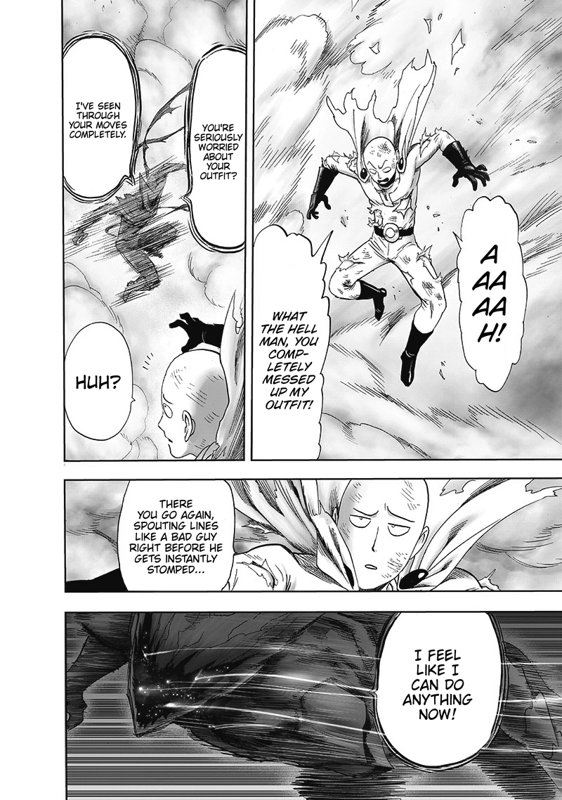 One Punch Man Manga Chapter 165 page 14 - Absolute Evil scene