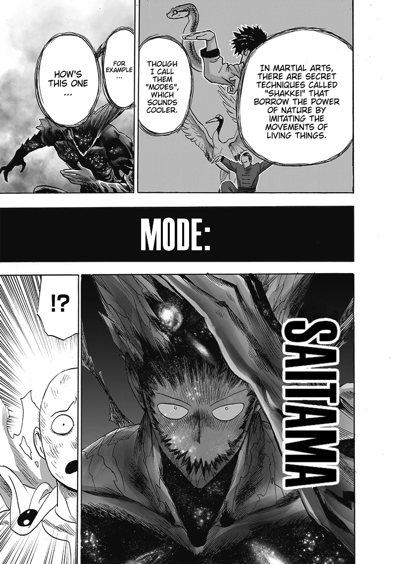 One Punch Man Manga Chapter 165 page 15 - Absolute Evil scene