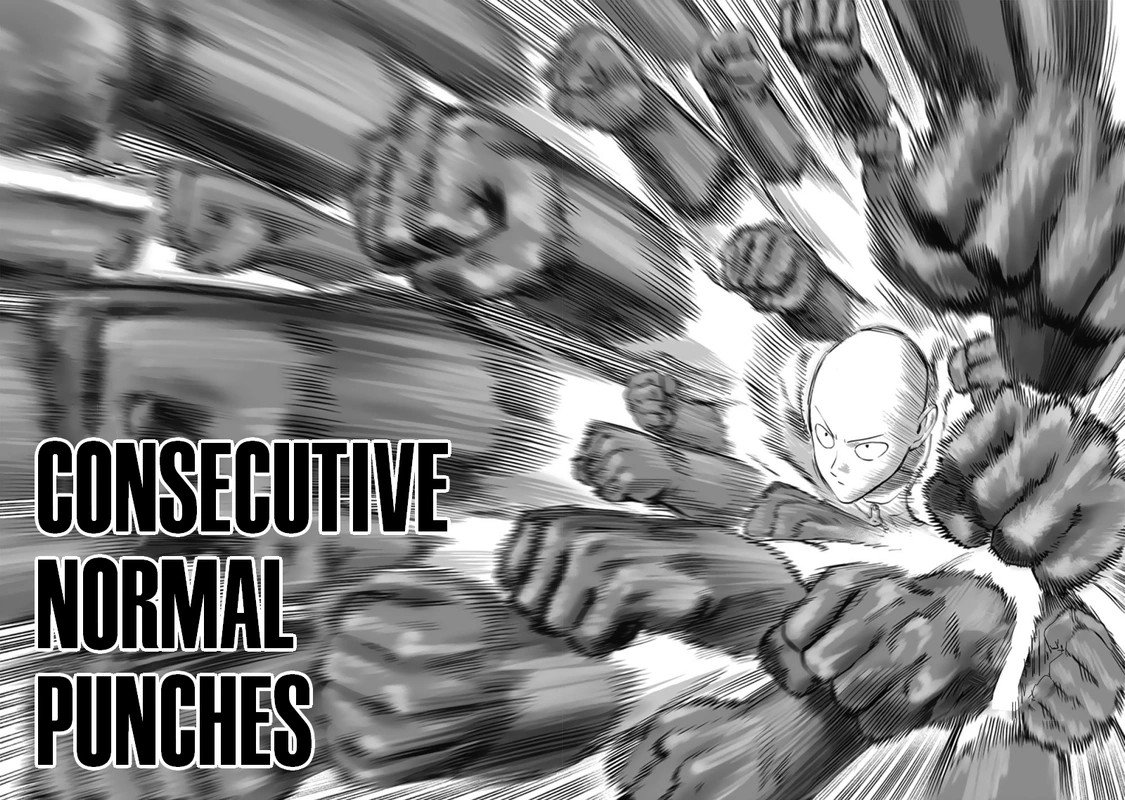 One Punch Man Manga Chapter 165 page 17 - Absolute Evil scene