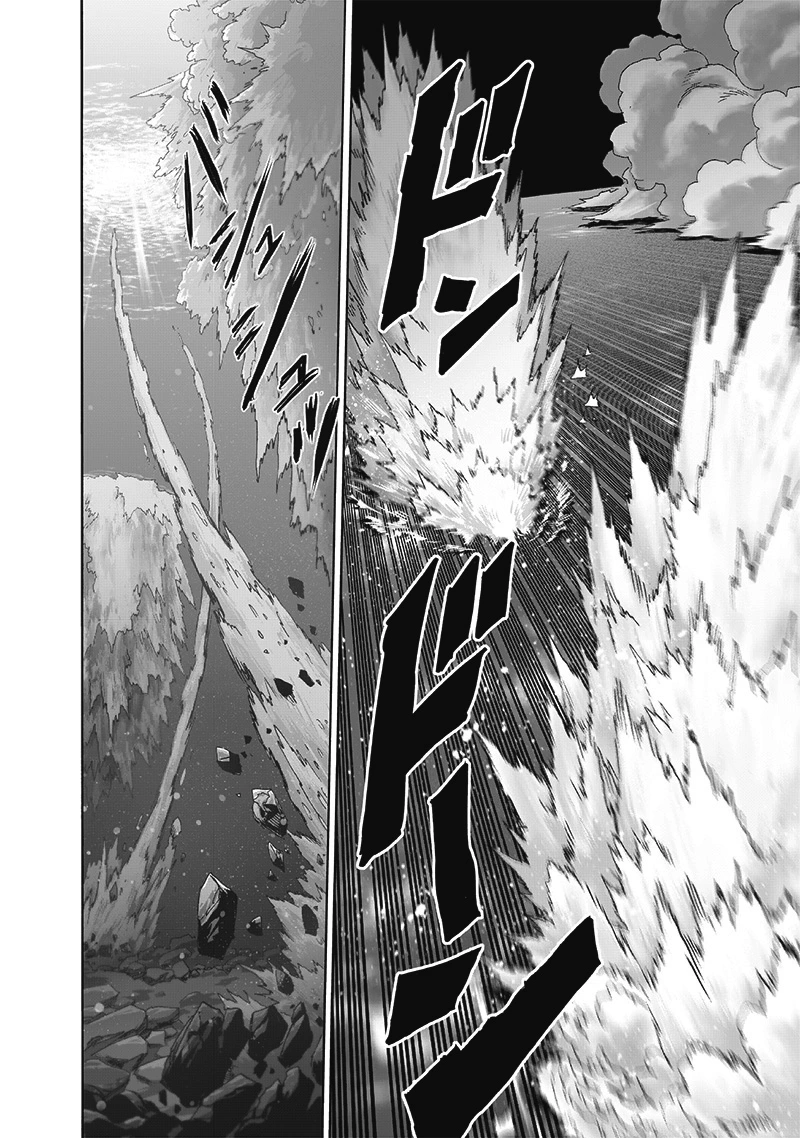 One Punch Man Manga Chapter 165 page 21 - Absolute Evil scene