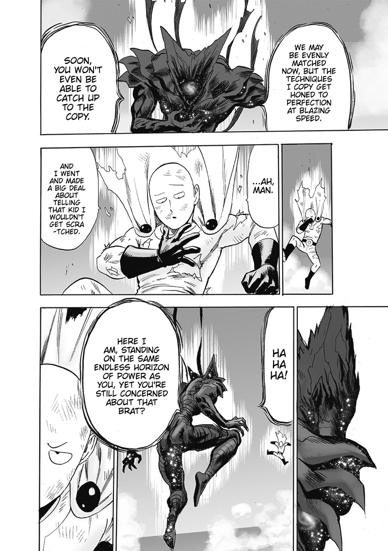 One Punch Man Manga Chapter 165 page 23 - Absolute Evil scene
