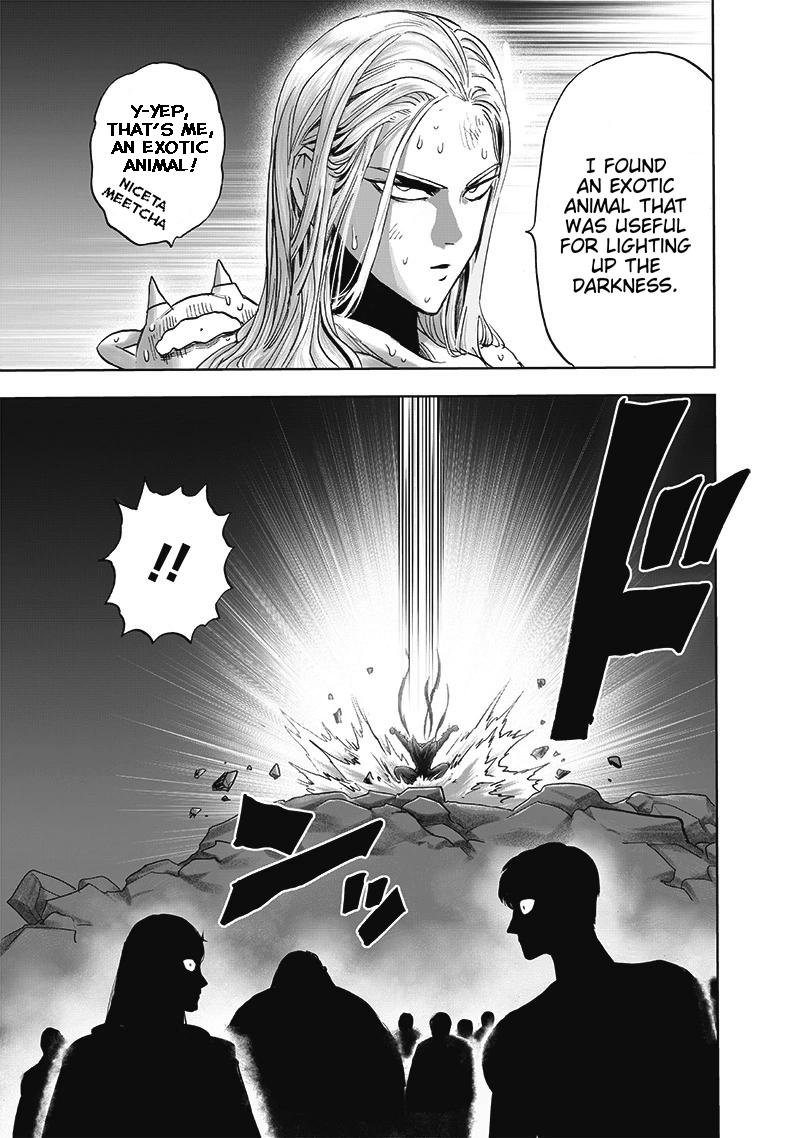 One Punch Man Manga Chapter 165 page 29 - Absolute Evil scene