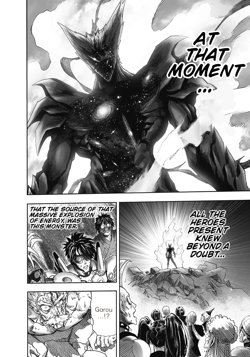 One Punch Man Manga Chapter 165 page 31 - Absolute Evil scene