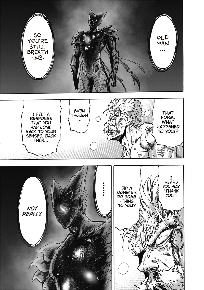 One Punch Man Manga Chapter 165 page 35 - Absolute Evil scene
