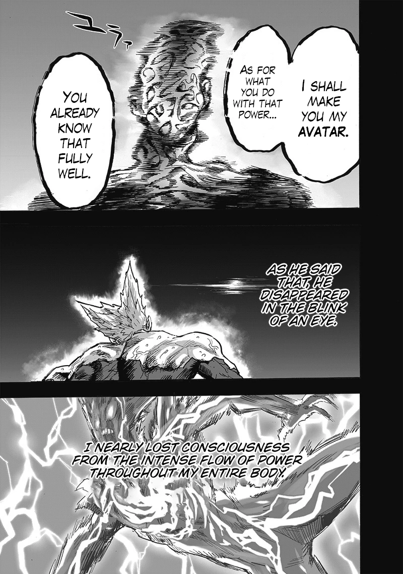 One Punch Man Manga Chapter 165 page 39 - Absolute Evil scene