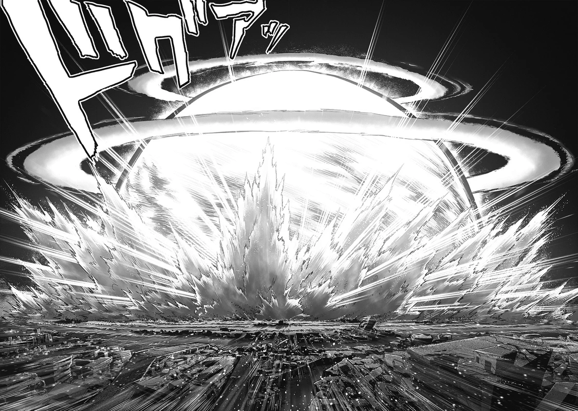 One Punch Man Manga Chapter 165 page 7 - Absolute Evil scene