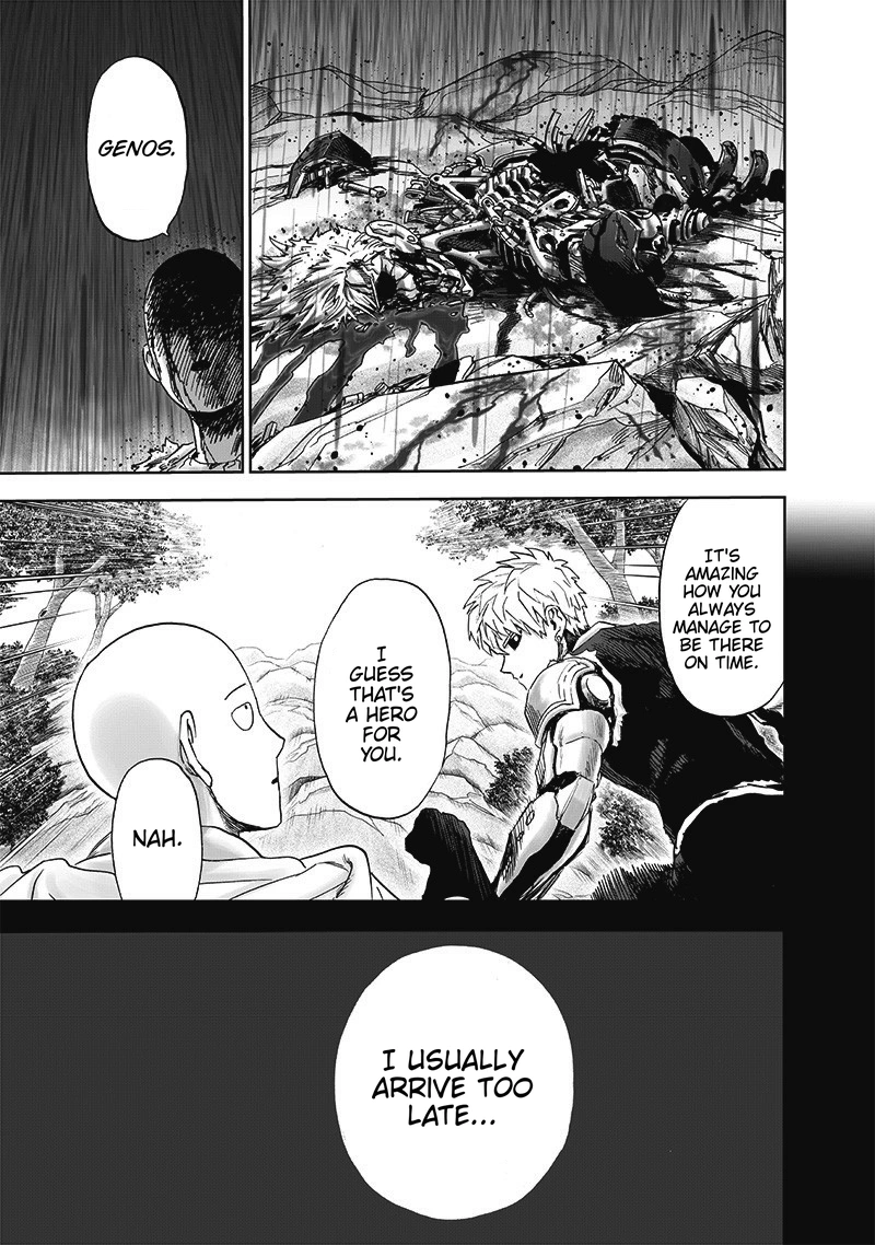 One Punch Man Manga Chapter 166 page 37 - Squared scene