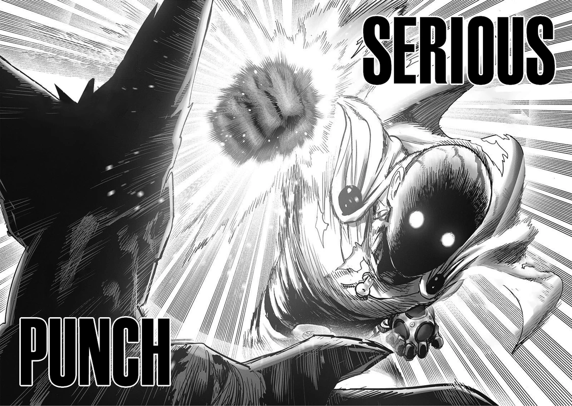 One Punch Man Manga Chapter 166 page 41 - Squared scene