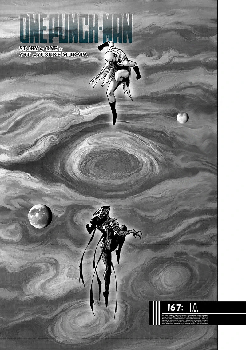 One Punch Man Manga Chapter 167 page 1 - I.o. scene