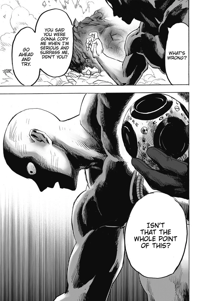 One Punch Man Manga Chapter 168 page 12 - Awakening of the Gods scene