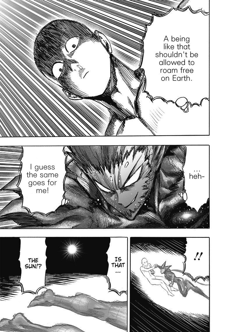 One Punch Man Manga Chapter 168 page 25 - Awakening of the Gods scene