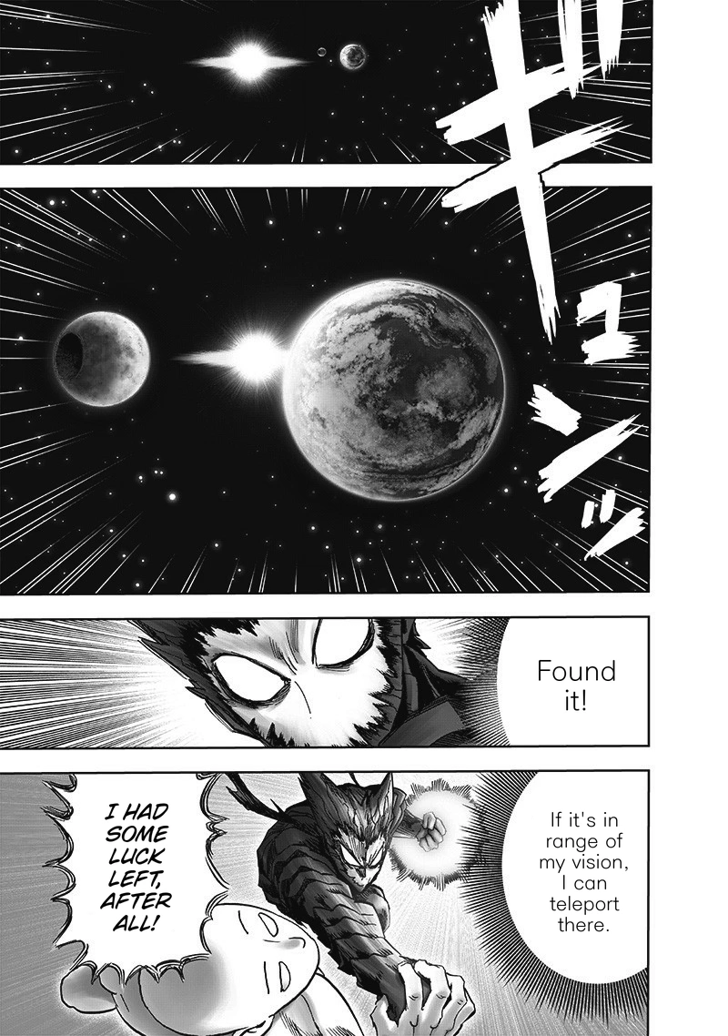 One Punch Man Manga Chapter 168 page 27 - Awakening of the Gods scene