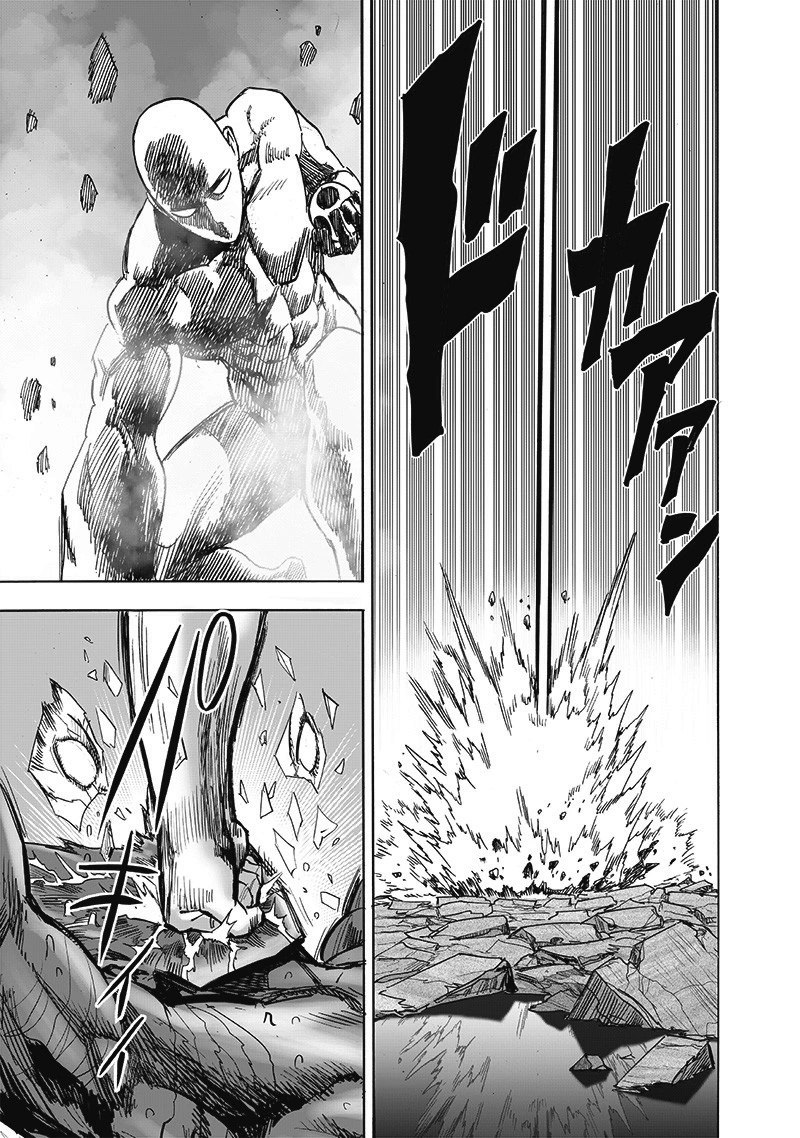 One Punch Man Manga Chapter 168 page 35 - Awakening of the Gods scene
