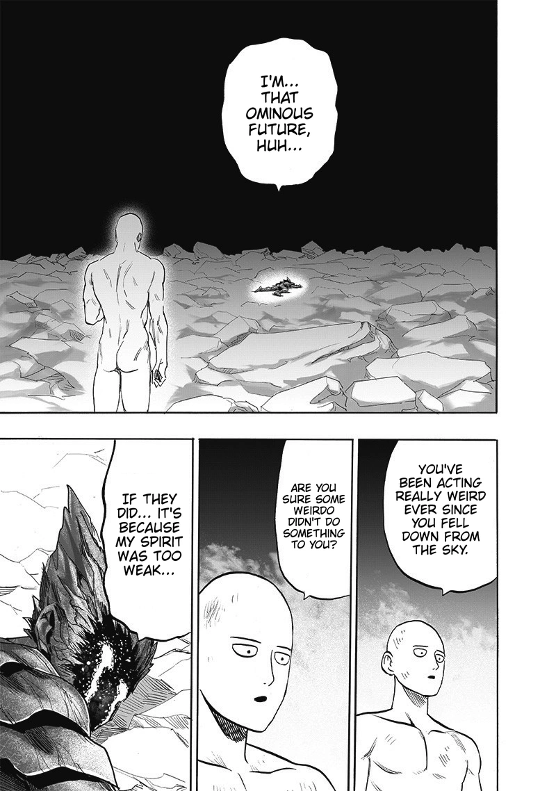 One Punch Man Manga Chapter 168 page 43 - Awakening of the Gods scene