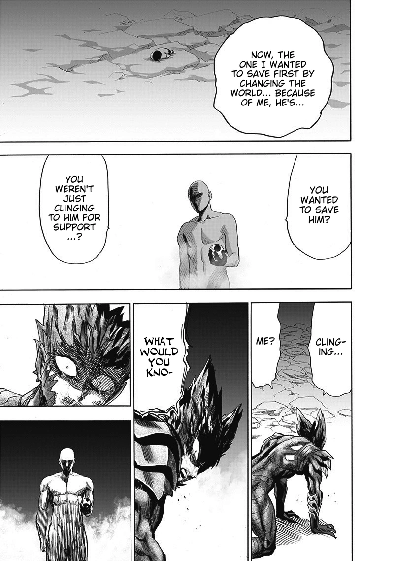 One Punch Man Manga Chapter 168 page 45 - Awakening of the Gods scene