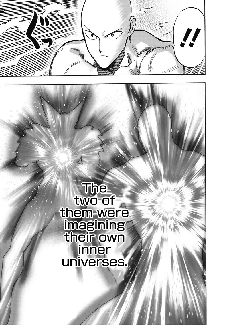 One Punch Man Manga Chapter 168 page 53 - Awakening of the Gods scene