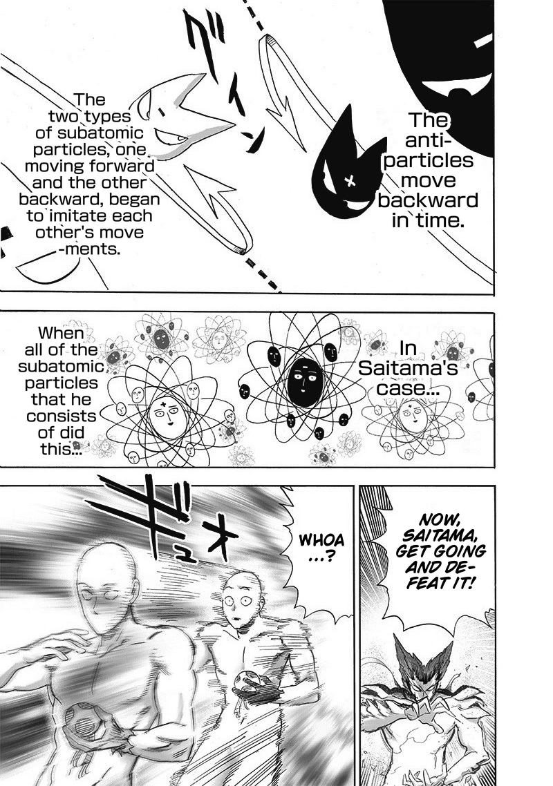One Punch Man Manga Chapter 168 page 55 - Awakening of the Gods scene