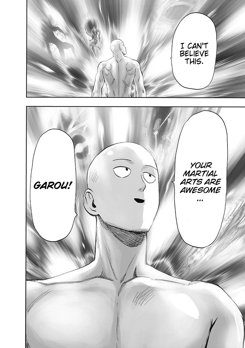 One Punch Man Manga Chapter 168 page 59 - Awakening of the Gods scene