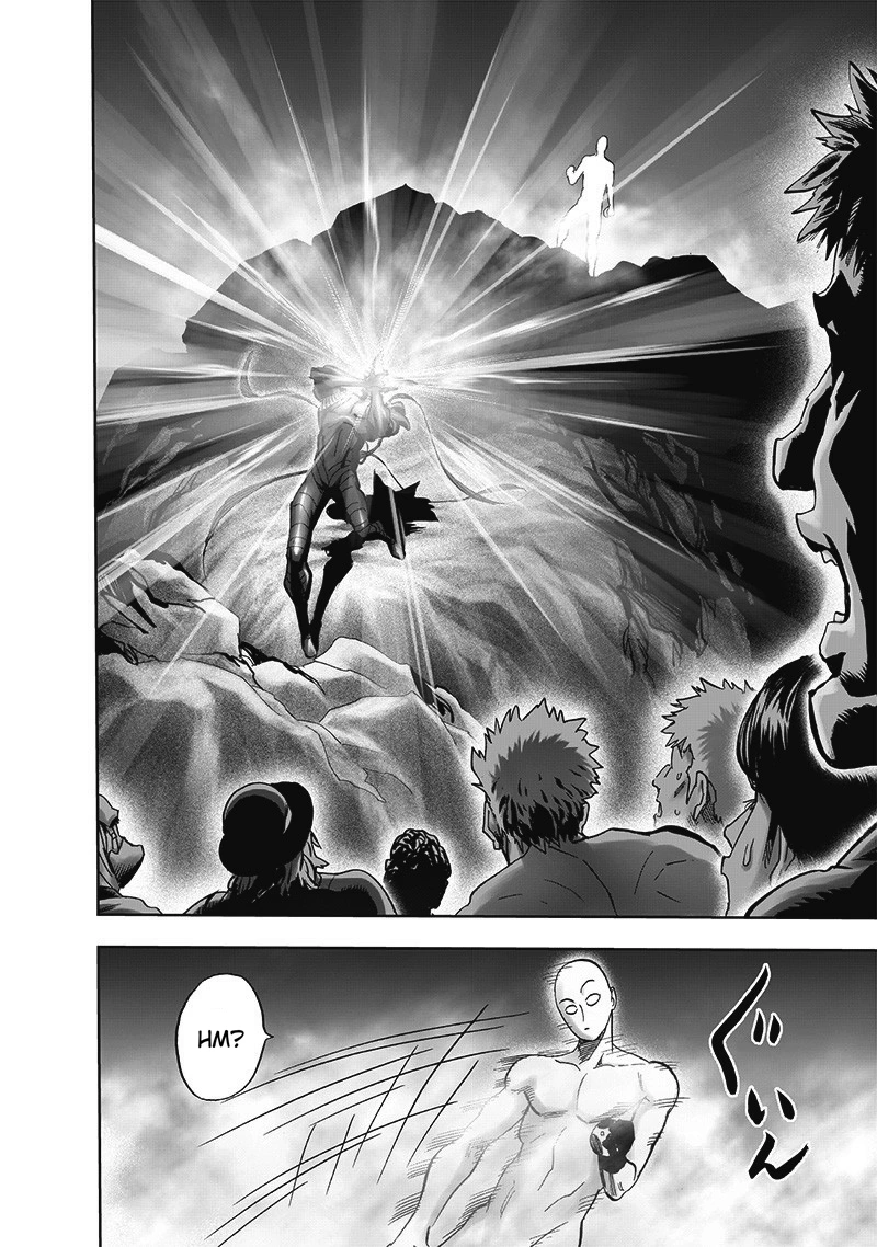 One Punch Man Manga Chapter 168 page 68 - Awakening of the Gods scene