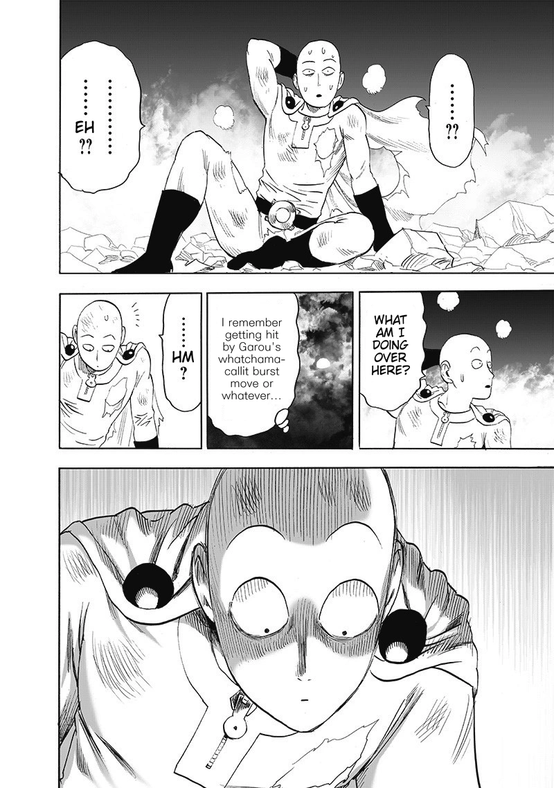 One Punch Man Manga Chapter 168 page 70 - Awakening of the Gods scene