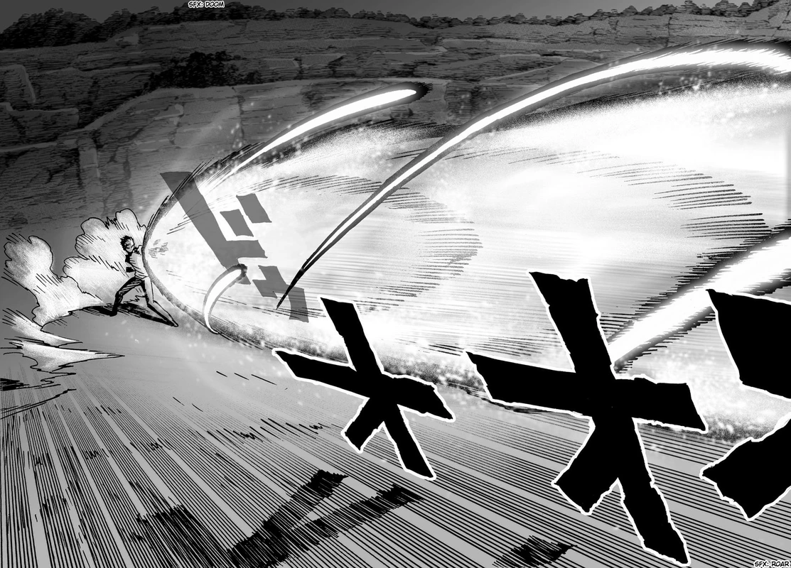 One Punch Man Manga Chapter 17 page 10 - Sparring scene