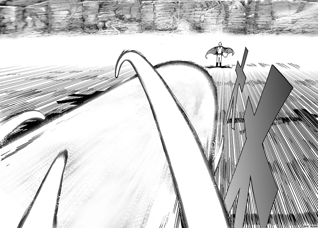 One Punch Man Manga Chapter 17 page 13 - Sparring scene