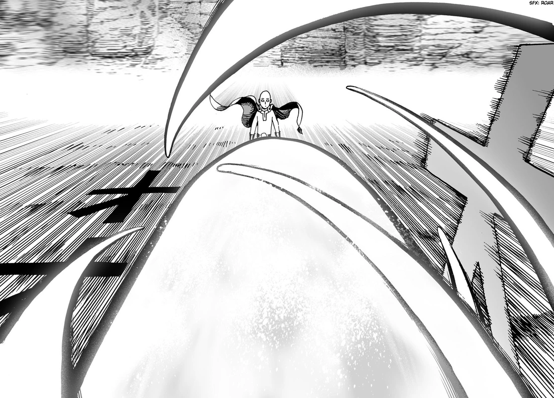 One Punch Man Manga Chapter 17 page 14 - Sparring scene