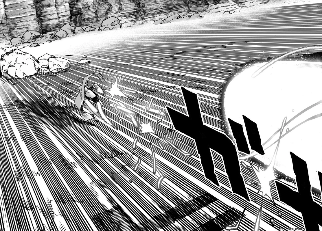 One Punch Man Manga Chapter 17 page 21 - Sparring scene