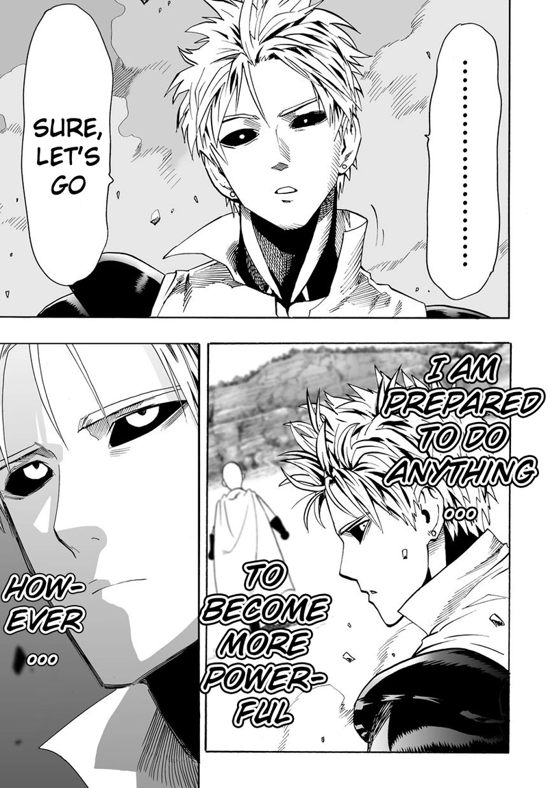 One Punch Man Manga Chapter 17 page 43 - Sparring scene