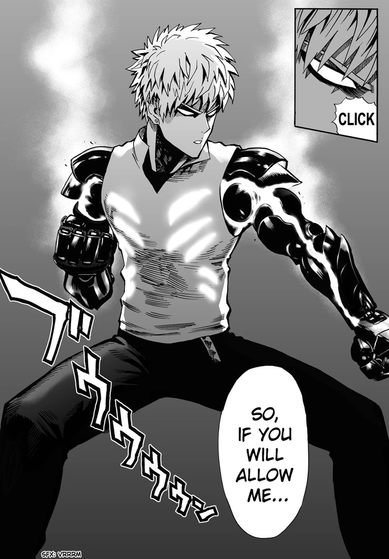 One Punch Man Manga Chapter 17 page 5 - Sparring scene
