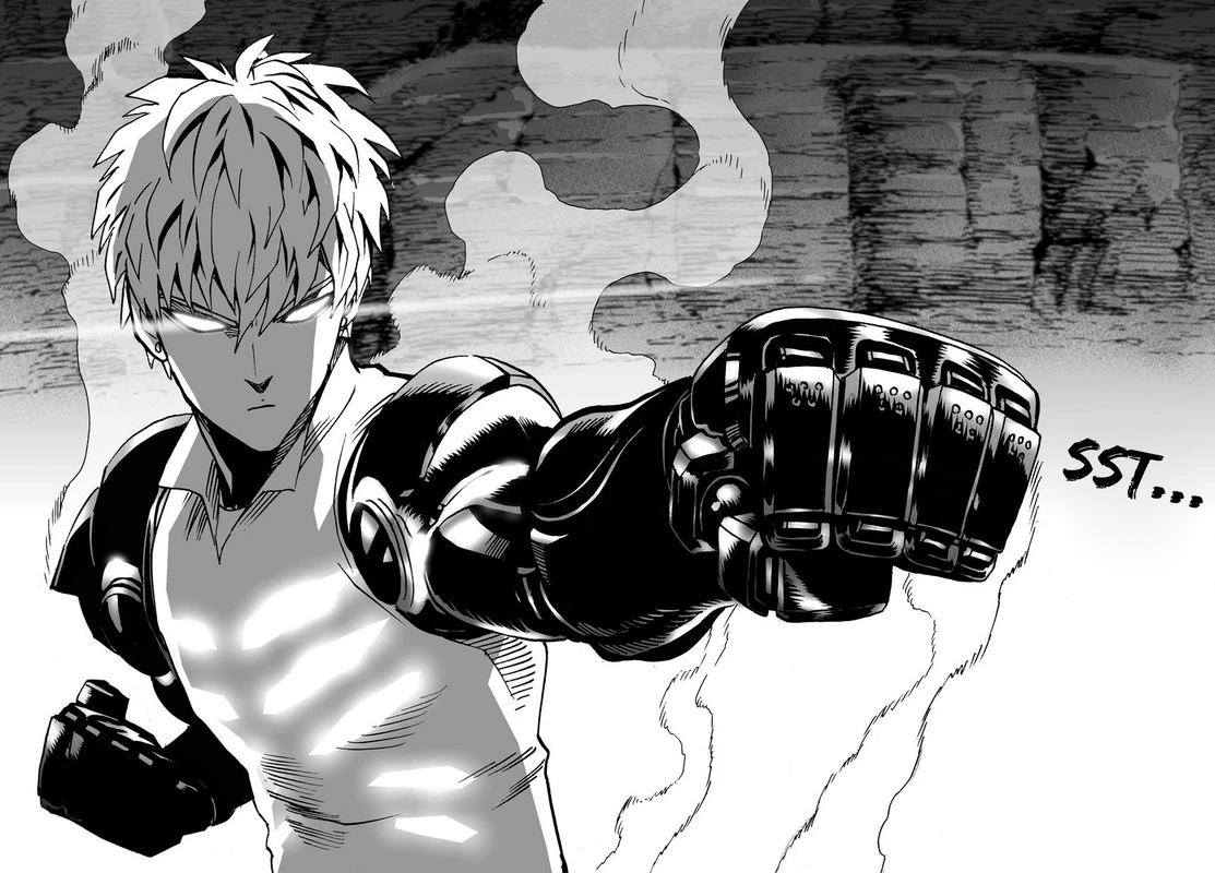 One Punch Man Manga Chapter 17 page 6 - Sparring scene