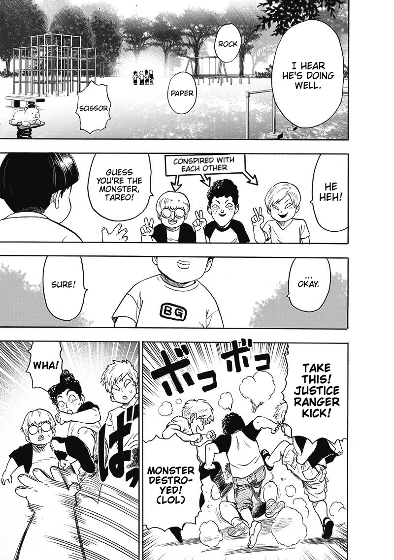 One Punch Man Manga Chapter 170 page 13 - What was Gained scene