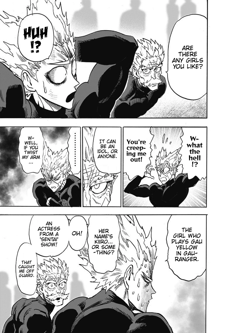 One Punch Man Manga Chapter 170 page 21 - What was Gained scene