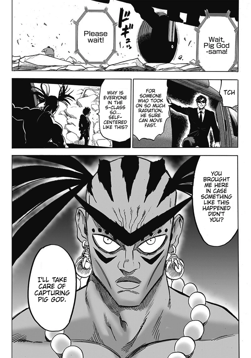 One Punch Man Manga Chapter 171 page 11 - The Last Guy I Wanna Run Into scene