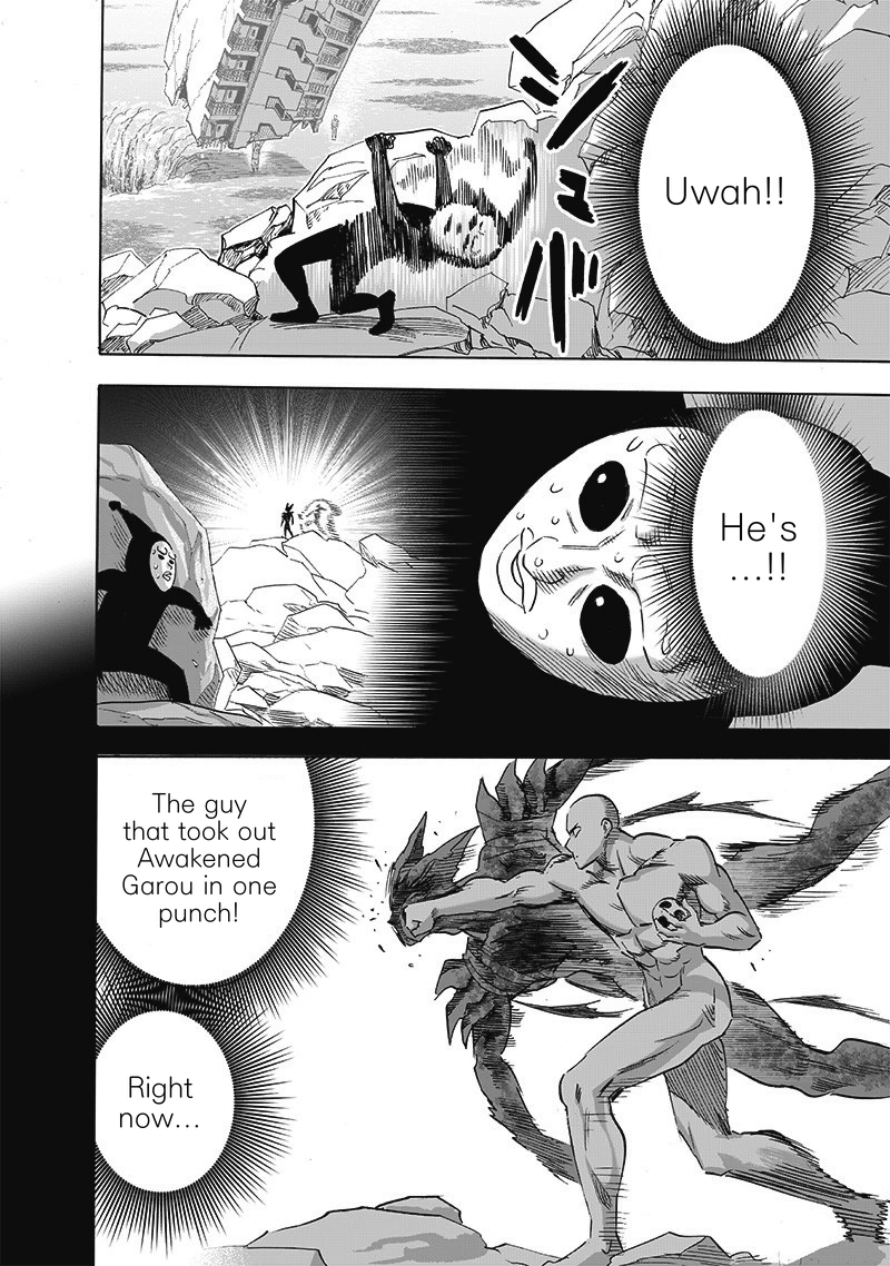 One Punch Man Manga Chapter 171 page 23 - The Last Guy I Wanna Run Into scene