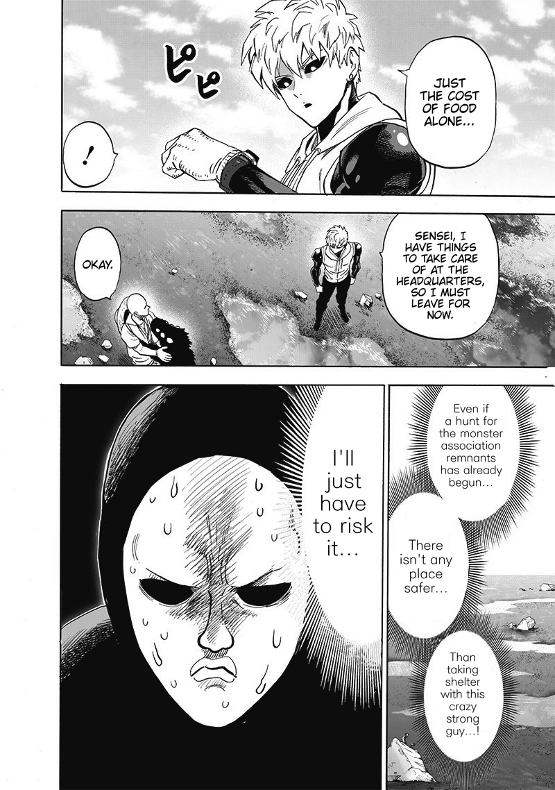One Punch Man Manga Chapter 171 page 29 - The Last Guy I Wanna Run Into scene
