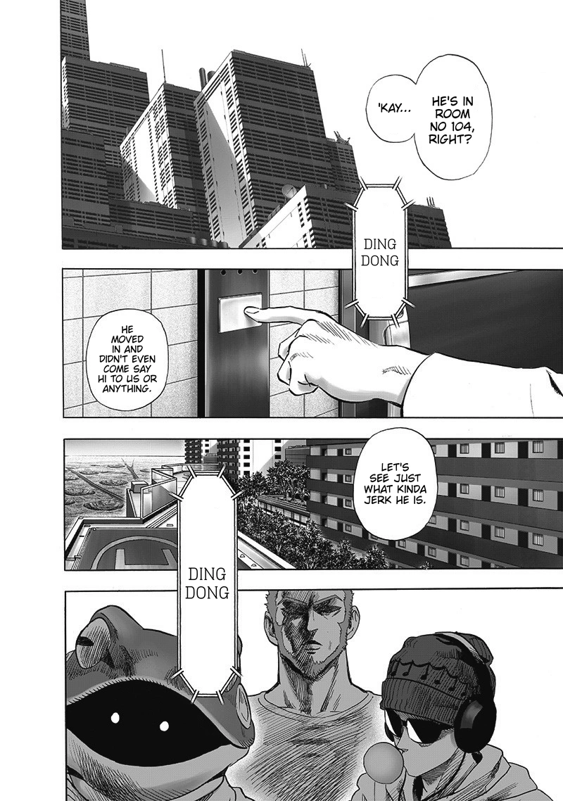 One Punch Man Manga Chapter 171 page 3 - The Last Guy I Wanna Run Into scene