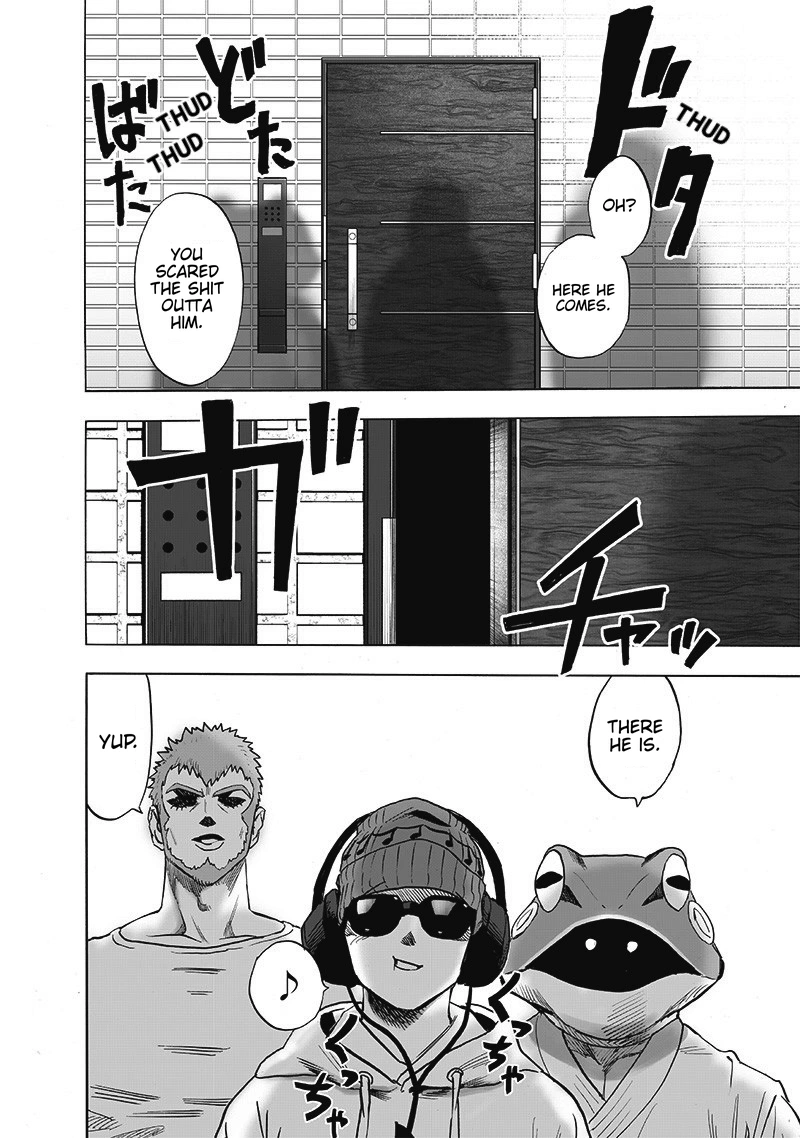 One Punch Man Manga Chapter 171 page 5 - The Last Guy I Wanna Run Into scene