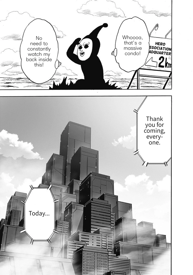 One Punch Man Manga Chapter 172 page 6 - New Home scene